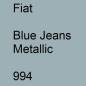 Preview: Fiat, Blue Jeans Metallic, 994.